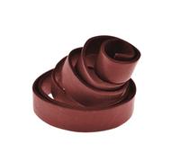 esnado Cordon en cuir plat. 1 mètre. Largeur/Couleur: au choix (Largeur: 40 mm, rouge vin) | Vrai cuir | tannage végétal | Bijoux, bracelets, loisirs créatifs, décoration, DIY, Moyen Âge