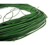esnado Cordon Rond en Cuir - 1,5 mm - Vert - 5 mètres, Cuir véritable, Tannage végétal, Idéal pour Bijoux et Bracelets, Les travaux manuels ou la décoration, Les projets de Bricolage, Les médiévaux