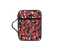 ESNAIUVCD Étui de bible imprimé camouflage pour femmes et filles, avec poignée pour bible de taille standard