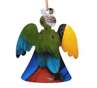 ESNAIUVCD Fantastique panneau en bois imprimé plumes de perroquet, cœur en bois, cadeau pour femme, cadeau pour fille de la part des parents, cadeau de Noël ou d'anniversaire