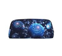 ESNAIUVCD Grande trousse à crayons avec fermeture éclair et impression artistique spirituelle - Trousse multifonction pour le travail et le maquillage, doré, Taille unique, Trousse de beauté