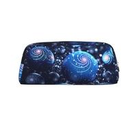 ESNAIUVCD Grande trousse à crayons avec fermeture éclair et impression artistique spirituelle - Trousse multifonction pour le travail et le maquillage, Argenté., Taille unique, Trousse de beauté