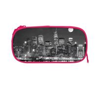 ESNAIUVCD Grande trousse à crayons avec fermeture éclair imprimée de peintures de New York, trousse à crayons durable, trousse multifonction pour l'école, l'université, le bureau, adultes, filles et
