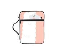 ESNAIUVCD Housse de protection pour Bible avec imprimé alpagas pour femmes et filles, avec poignée pour Bible de taille standard