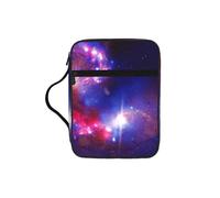 ESNAIUVCD Housse de protection pour Bible avec imprimé étoiles étoilées pour femmes et filles, avec poignée pour Bible de taille standard