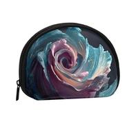 ESNAIUVCD Mini sac de rangement portable en forme de coquillage avec imprimé rose La Reine des neiges
