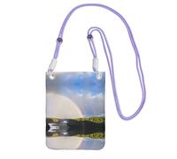 ESNAIUVCD Niagara Falls Sac de transport pour téléphone portable en diagonale, sac à bandoulière, adapté pour transporter votre téléphone portable, etc, violet, Taille unique