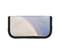 ESNAIUVCD Niagara Falls Trousse à crayons de grande capacité avec double fermeture éclair pour école/bureau Motif chutes du Niagara, Noir , Taille unique, Trousse de beauté