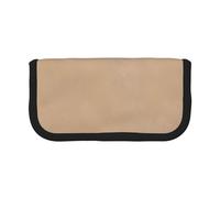 ESNAIUVCD Trousse à crayons de grande capacité avec imprimé pomme de pin - Trousse de maquillage durable pour étudiants - Avec double fermeture éclair - Pour école/bureau, Noir , Taille unique,