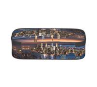 ESNAIUVCD Trousse à crayons imprimée Hong Kong pour enfants, trousse à crayons de grande capacité, trousse à crayons pour école primaire, sacs de papeterie pour enfants