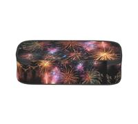 ESNAIUVCD Trousse à crayons motif explosion de feu d'artifice 3D pour enfants, trousse à crayons grande capacité pour l'école primaire
