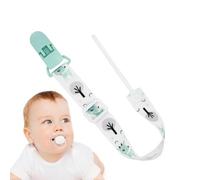 Esncddym Sucette avec clip, clip porte-sucette pour bébé | Sangles de dentition pour sucette, support anti-chute pour laisse,Laisse de support universelle pour jouets de dentition, chaîne de sucette