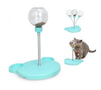 Esoes Friandises mobiles pour chien - Balle de nourriture pour chien - Jouet interactif - Distributeur automatique de nourriture - Jouet intelligent pour chat - Alimentation lente - Bleu