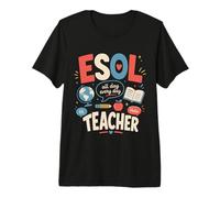 ESOL Professeur de Langue Professeur d'espagnol Humour T-Shirt Haut de Gamme