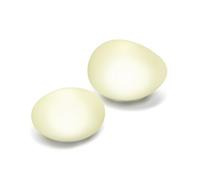 Esotec 102084 Lot de 2 lampes solaires décoratives en verre Blanc neutre 4100 K