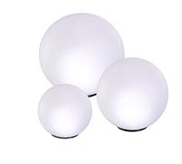 Esotec 102614 Boules Solaires Multicolores - Kit de 3 Lampes LED 7 Couleurs Lumineuses avec Panneau Solaire, Batterie et Changement de Couleur pour Jardin