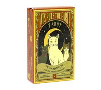 Esotericart Tarot Les Chats dominent la Terre, Deck de 78 cartes pour amoureux des félins, jeu de divination
