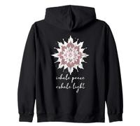 Ésotérique méditation Fleur de Lotus Inhaler Paix exhaler Yoga Sweat à Capuche