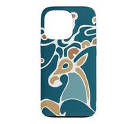 Esotérique Tatouage Princesse Cerf de Glace Sibérie Coque pour iPhone 13 Pro