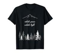 Ésotérisme Méditation Nature Inhale Peace Exhale Light Yoga T-Shirt