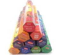 ESOTERRA Méga Lot de bâtonnets d'encens Krishan - 10 Paquets de 20g - 200 bâtonnets d'encens à brûler