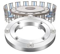 ESOYAWE Base De Plateau Tournant Charges Lourdes, 12-100 Cm Roulement De Plateau Tournant, Alliage D'aluminium Roulement De Table, Silencieuse Rotatif À 360°, pour Table À Manger Mobilier