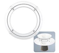 ESOYAWE Base Plaque Tournante De Table Ronde en Alliage D'aluminium Ø 12-100 Cm Plateau Tournant Roulement A Bille, Silencieuse Roulement Pivotant Rond pour Table À Manger Cuisine