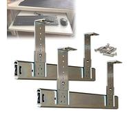 ESOYAWE Coulisses À Billes Rails À Tiroir Extension 30 35 40cm Glissières pour Plateau Clavier Ou Piano Électronique sous Un Bureau, Support De Guidage en Acier, Hauteur Réglable Charge 50kg(30cm)