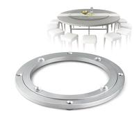 ESOYAWE Heavy Duty Lazy Susan Plateau Tournant Roulement A Bille, 12 20 25 30 35 40 45 50 60 70 80 100 Cm Alliage D'aluminium Roulement De Table, Antidérapant Lisse Antirouille Pivotant Base en Métal