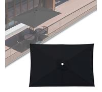 ESOYAWE Toile De Parasol De Rectangulaire Remplacement, 3m×2m 6 Baleines Auvent De Remplacement pour Parasol, Housse De Rechangepour Parasol De Jardin Terrasse Plage, 7 Coloris Disponibles