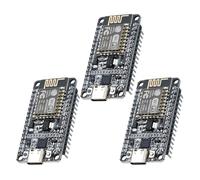 ESP NodeMCU Lua V2 Module RUIZHI 3 pièces ESP WiFi NodeMCU Carte de développement CP2102 ESP-12E Type-C Interface compatibles avec Arduino IDE/Micropython