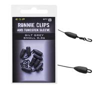 ESP Ronnie Lot de 8 clips et manchon en tungstène Gris