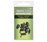 ESP Ronnie Lot de 8 clips et manchon en tungstène Vert