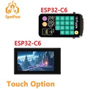 ESP32-C6 1.47 pouces LCD 172 × 320 IPS Option d'affichage tactile ESP32-C6 1.9 pouces Module 262K couleur prend en charge WiFi 6 et Bluetooth