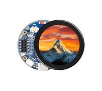 ESP32-C6 AMOLED de 1.43 Pouce Écran Tactile Rond Carte de Développement, 160MHz RISC-V Processeur, 466×466 Pixels 16.7M Couleurs Display, Intégré Double Microphone Numérique, 6-Axis IMU, etc.