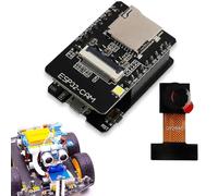ESP32-CAM Cartes Mères Kits, Conseil De Développement ESP32-CAM avec Module WiFi/Bluetooth, Carte De Test ESP32-CAM Micro-USB vers Port Série avec Module Appareil Photo OV2640 Mémoire 4m Double Mode