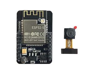 ESP32 CAM CC 5V Dual-core 32 bits CPU 4M PSRAM Sans fil WiFi Bluetooth Module de caméra ESP32 Carte 2MP TF Carte de développement de caméra OV2640 OV7670