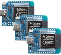 ESP32 D1 Mini NodeMCU Lot de 3 modules WiFi ESP 32 Bluetooth avec port USB-C compatible avec Arduino et compatible avec Wemos D1 Mini avec e-book
