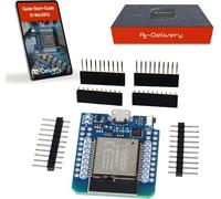 ESP32 D1 Mini NodeMCU Microcontrôleur WiFi ESP32-WROOM-32 Module Compatible avec Arduino incluant Un E-Book!