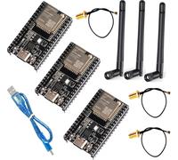 ESP32-DevKitC Core Board Type C ESP32 Development Board ESP32-WROOM-32U for Arduino with Antenna and Cable (3pcs)