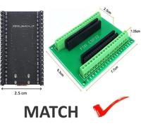 ESP32-DevKitC Core Board Type C ESP32 Development Board ESP32-WROOM-32U for Arduino with Antenna and Cable