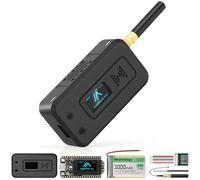 ESP32 LoRa V4 Dev Board + Module GNSS L76 + Batterie 3000 mAh + Boîtier noir ESP32-S3 SX1262 LoRa WiFi Bluetooth 2 Mo PSRAM 16 Mo Flash 863-928 MHz Antenne prend en charge GPS Solar pour Arduino