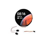 ESP32-S3 avec Écran LCD de 1.85 Pouces Carte de Développement, 360×360 262K Color Round LCD avec ESP32-S3, Support Wi-FI et Bluetooth 5, Embarqué Décodeur Audio, Microphone, 6-Axis IMU, etc.