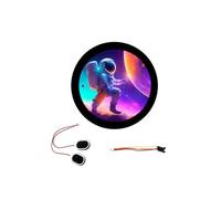 ESP32-S3 avec Écran Tactile LCD de 1.85 Pouce Carte de Développement, 360×360 262K Color Round LCD avec ESP32-S3, Support Wi-FI et Bluetooth 5, Embarqué Décodeur Audio, Microphone, 6-Axis IMU