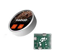 ESP32 S3 LVGL Development Board 1.5-Inch 466x466 Round OLED Touch Knob Display Wifi Bluetooth with Adapter Board Silver