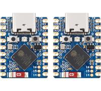 ESP32-S3 Mini Development Board(2pcs),Based on ESP32-S3FH4R2 Dual-Core Processor,240MHz Running Frequency,2.4GHz Wi-FI