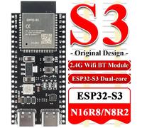 ESP32-S3 Wifi BT Tech Development Board pour Ardu37IDE ESP32-S3-WROOM1 N16R8 N8Inter 44Pin Type-C 16MB Flash 8M PSRAM ESP32 S3 S3-N8R2 with Cable