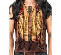 ESPA Bustier indien adulte - Rouge - Taille Unique