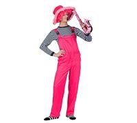 ESPA Déguisement combinaison rose fluo adulte - Fluos - M