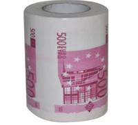 Funny Fashion e59336 fin de série papier toilette gag 500€ Chapeaux, masques et accessoires de fête, multicolore